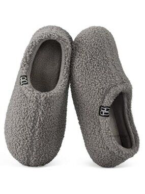Furry Faux Fur Memory Foam Loafer Slippers